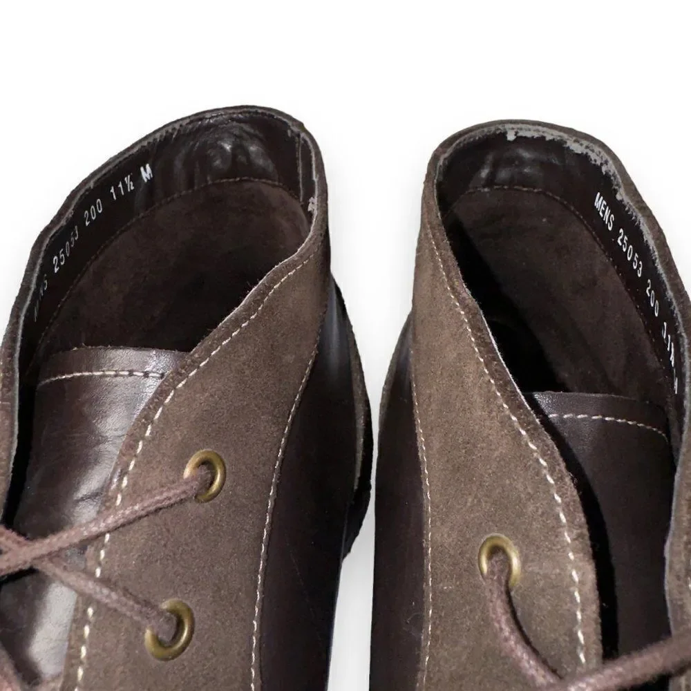 Stacy Adams Delaney Leather / Suede Chukka‎ Boots Brown 25053-200 Men's 11.5M